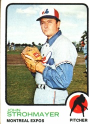 1973 Topps Baseball Cards      457     John Strohmayer
